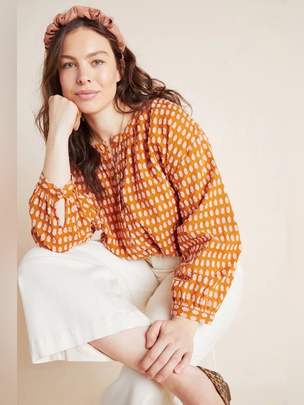 Anthropologie Pilcro Tavi Textured Button-Down (Size S)